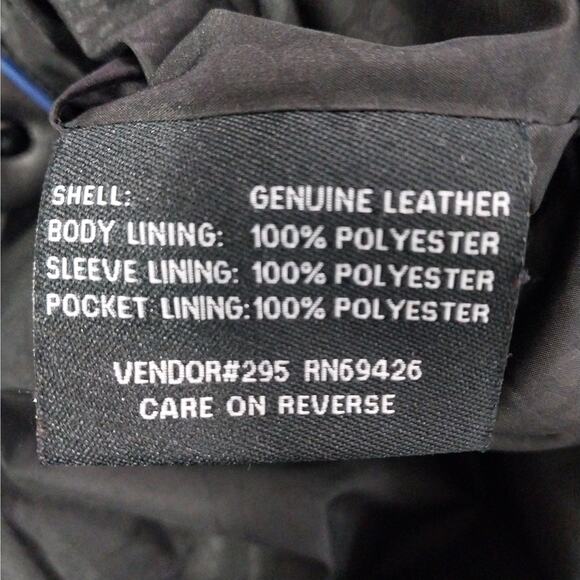 Wilsons Leather Black Jacket - Picture 10 of 12